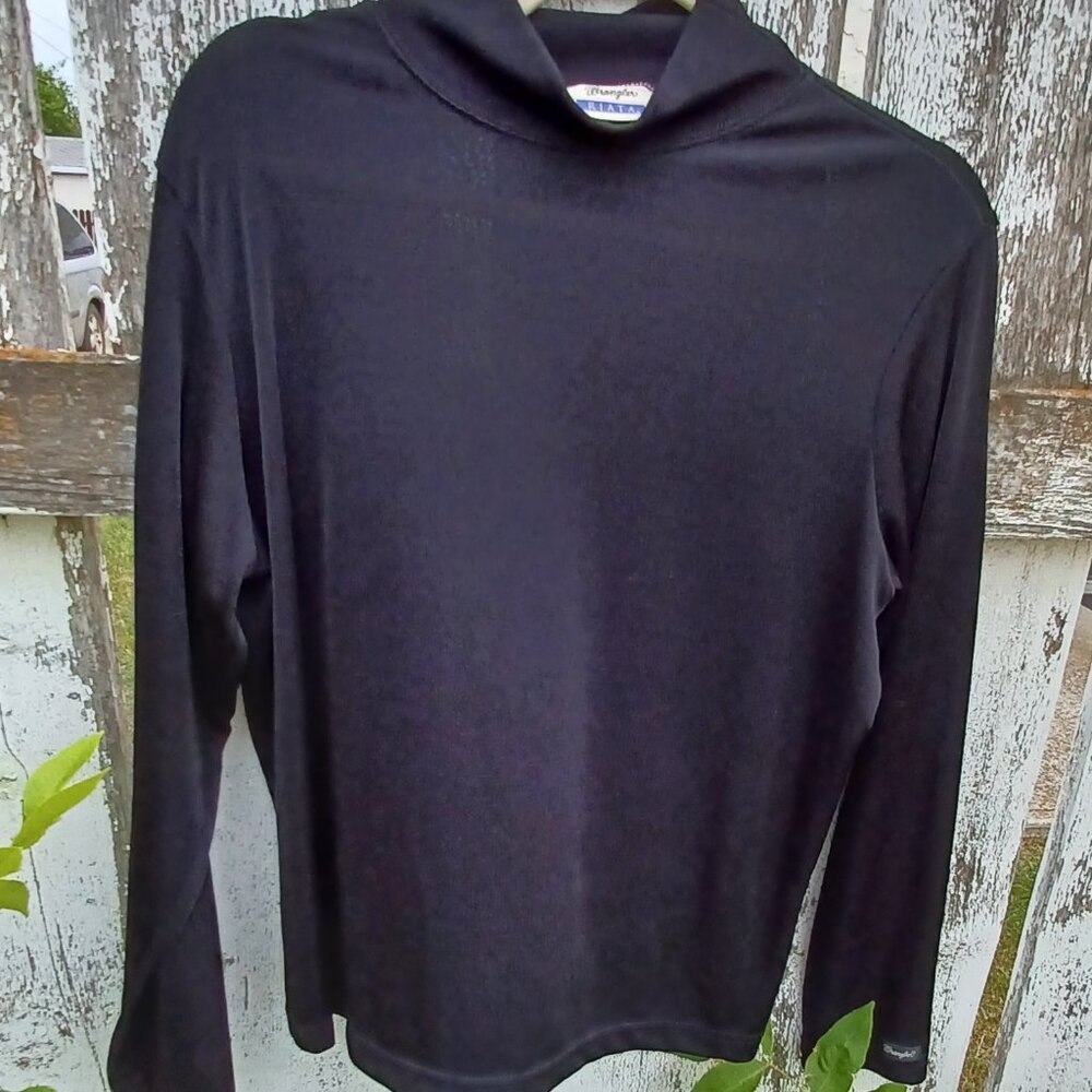 Goth Whimsigoth Sheer Wrangler Riata Black Sheer Turtleneck